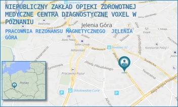 PRACOWNIA REZONANSU MAGNETYCZNEGO - NIEPUBLICZNY ZAKŁAD OPIEKI ZDROWOTNEJ MEDYCZNE CENTRA DIAGNOSTYCZNE VOXEL W POZNANIU - UL. JÓZEFA PIŁSUDSKIEGO 35,  JELENIA GÓRA