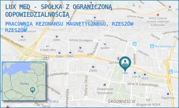 PRACOWNIA REZONANSU MAGNETYCZNEGO, RZESZÓW - LUX MED SP. Z O.O. - AL. JÓZEFA PIŁSUDSKIEGO 31,  RZESZÓW