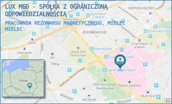 PRACOWNIA REZONANSU MAGNETYCZNEGO, MIELEC - LUX MED - SPÓŁKA Z OGRANICZONĄ ODPOWIEDZIALNOŚCIĄ - UL. ŻEROMSKIEGO 22,  MIELEC