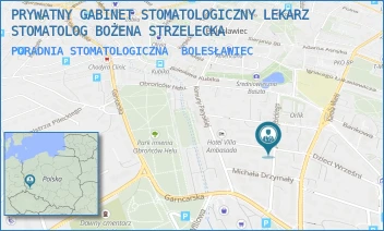PORADNIA STOMATOLOGICZNA - PRYWATNY GABINET STOMATOLOGICZNY LEKARZ STOMATOLOG BOŻENA STRZELECKA - UL. MARCINA OPITZA 3/1,  BOLESŁAWIEC