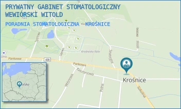 PORADNIA STOMATOLOGICZNA - PRYWATNY GABINET STOMATOLOGICZNY WEWIÓRSKI WITOLD - UL. PARKOWA 2A,  KROŚNICE