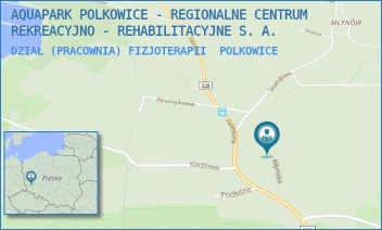 DZIAŁ (PRACOWNIA) FIZJOTERAPII - AQUAPARK POLKOWICE - REGIONALNE CENTRUM REKREACYJNO - REHABILITACYJNE S. A. - UL. MŁYŃSKA 4,  POLKOWICE