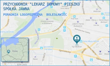 PORADNIA LOGOPEDYCZNA - PRZYCHODNIA "LEKARZ DOMOWY" PIESZKO SPÓŁKA JAWNA - UL. DOLNE MŁYNY 21 AIB,  BOLESŁAWIEC