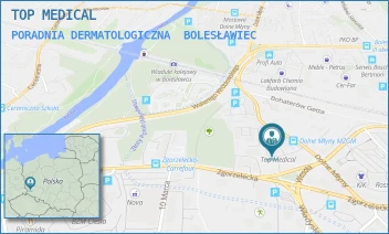 PORADNIA DERMATOLOGICZNA - BOLESŁAWIECKIE CENTRUM ZDROWIA SPÓŁKA Z OGRANICZONĄ ODPOWIEDZIALNOŚCIĄ - UL. DOLNE MŁYNY 21,  BOLESŁAWIEC