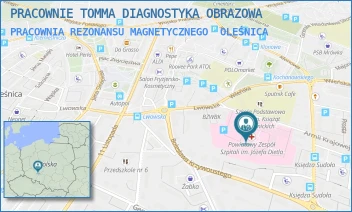PRACOWNIA REZONANSU MAGNETYCZNEGO - PRACOWNIE TOMMA DIAGNOSTYKA OBRAZOWA - UL. ARMII KRAJOWEJ 1,  OLEŚNICA
