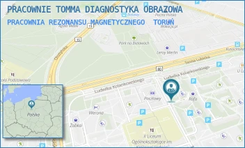 PRACOWNIA REZONANSU MAGNETYCZNEGO - PRACOWNIE TOMMA DIAGNOSTYKA OBRAZOWA - KOSYNIERÓW KOŚCIUSZKOWSKICH 4,  TORUŃ