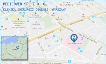 KLINIKA CHIRURGII OGÓLNEJ - MEDICOVER SP. Z O. O. - RZECZYPOSPOLITEJ 5,  WARSZAWA