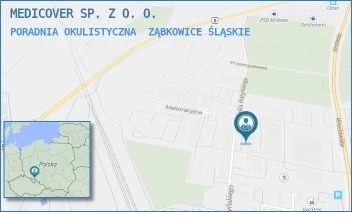 PORADNIA OKULISTYCZNA - MEDICOVER SP. Z O. O. - UL. WARYŃSKIEGO 20,  ZĄBKOWICE ŚLĄSKIE