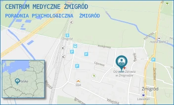 PORADNIA PSYCHOLOGICZNA - CENTRUM MEDYCZNE ŻMIGRÓD - UL. LIPOWA 4,  ŻMIGRÓD