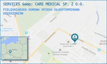 PIELĘGNIARSKA DOMOWA OPIEKA DŁUGOTERMINOWA - SERVICES &amp; CARE MEDICAL SP. Z O.O. - UL. OS. RÓŻANE 11K,  DZIERŻONIÓW