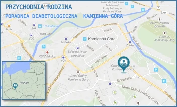 PORADNIA DIABETOLOGICZNA - PRZYCHODNIA RODZINA - KOŚCIUSZKI 6,  KAMIENNA GÓRA