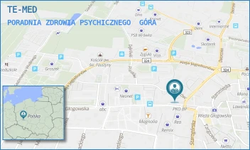 PORADNIA ZDROWIA PSYCHICZNEGO - TE-MED - UL. PIASTÓW 44,  GÓRA