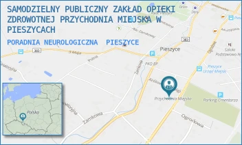 PORADNIA NEUROLOGICZNA - SAMODZIELNY PUBLICZNY ZAKŁAD OPIEKI ZDROWOTNEJ PRZYCHODNIA MIEJSKA W PIESZYCACH - UL. KRÓLOWEJ JADWIGI 1,  PIESZYCE