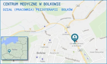 DZIAŁ (PRACOWNIA) FIZJOTERAPII - CENTRUM MEDYCZNE W BOLKOWIE - UL. WYSOKOGÓRSKA 6,  BOLKÓW