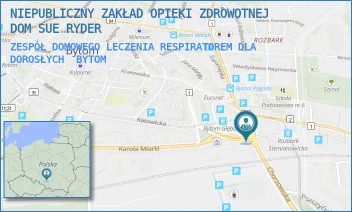 ZESPÓŁ DOMOWEGO LECZENIA RESPIRATOREM DLA DOROSŁYCH - NIEPUBLICZNY ZAKŁAD OPIEKI ZDROWOTNEJ DOM SUE RYDER - UL. KAROLA MIARKI 14/1,  BYTOM