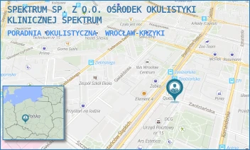PORADNIA OKULISTYCZNA - SPEKTRUM SP. Z O.O. OŚRODEK OKULISTYKI KLINICZNEJ SPEKTRUM - UL. ZAOLZIAŃSKA 4,  WROCŁAW-KRZYKI