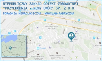 PORADNIA NEUROLOGICZNA - NIEPUBLICZNY ZAKŁAD OPIEKI ZDROWOTNEJ "PRZYCHODNIA - NOWY DWÓR" SP. Z O.O. - UL. NOWODWORSKA 91A,  WROCŁAW-FABRYCZNA