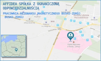 PRACOWNIA REZONANSU MAGNETYCZNEGO BUSKO-ZDRÓJ - AFFIDEA SPÓŁKA Z OGRANICZONĄ ODPOWIEDZIALNOŚCIĄ - BOHATERÓW WARSZAWY 67,  BUSKO-ZDRÓJ