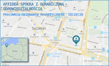 PRACOWNIA REZONANSU MAGNETYCZNEGO - AFFIDEA SPÓŁKA Z OGRANICZONĄ ODPOWIEDZIALNOŚCIĄ - PLAC HOŁDU PRUSKIEGO 9,  SZCZECIN