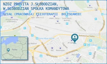 DZIAŁ (PRACOWNIA) FIZJOTERAPII - NZOZ PROVITA J.SŁOBODZIAN, W.SŁOBODZIAN SPÓŁKA KOMANDYTOWA - UL. GRUNWALDZKA 7A,  BOLESŁAWIEC