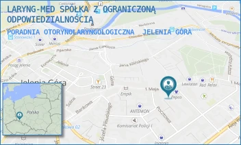PORADNIA OTORYNOLARYNGOLOGICZNA - LARYNG-MED SPÓŁKA Z OGRANICZONĄ ODPOWIEDZIALNOŚCIĄ - KLONOWICA 2/7,  JELENIA GÓRA