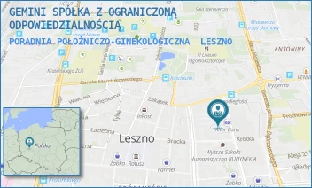 PORADNIA POŁOŻNICZO-GINEKOLOGICZNA - GEMINI SPÓŁKA Z OGRANICZONĄ ODPOWIEDZIALNOŚCIĄ - KRÓLOWEJ JADWIGI 4,  LESZNO
