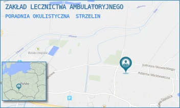 PORADNIA OKULISTYCZNA - ZAKŁAD LECZNICTWA AMBULATORYJNEGO - UL. ADAMA MICKIEWICZA 20,  STRZELIN