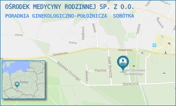 PORADNIA GINEKOLOGICZNO-POŁOŻNICZA - OŚRODEK MEDYCYNY RODZINNEJ SP. Z O.O. - STRZELCÓW 2,  SOBÓTKA