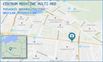 PORADNIA REHABILITACYJNA - CENTRUM MEDYCZNE MULTI-MED - UL. HENRYKA SIENKIEWICZA 110,  WROCŁAW-ŚRÓDMIEŚCIE