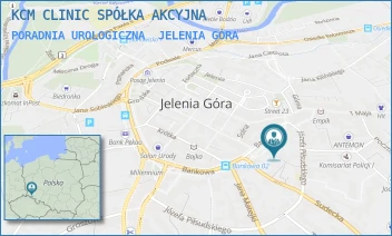 PORADNIA UROLOGICZNA - KCM CLINIC SPÓŁKA AKCYJNA - UL. BANKOWA 5/7,  JELENIA GÓRA
