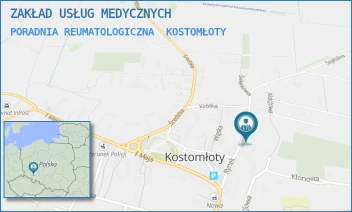 PORADNIA REUMATOLOGICZNA - ZAKŁAD USŁUG MEDYCZNYCH - UL. SZPITALNA 13,  KOSTOMŁOTY