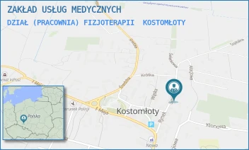 DZIAŁ (PRACOWNIA) FIZJOTERAPII - ZAKŁAD USŁUG MEDYCZNYCH - UL. SZPITALNA 13,  KOSTOMŁOTY