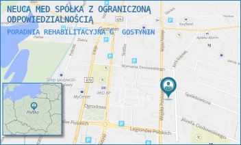 PORADNIA REHABILITACYJNA G - ŚWIAT ZDROWIA OPERATOR MEDYCZNY SP. Z O.O - ARMII KRAJOWEJ 18,  GOSTYNIN