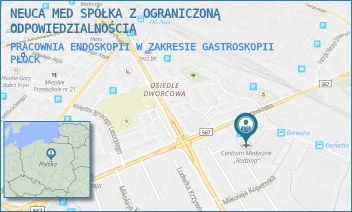 PRACOWNIA ENDOSKOPII W ZAKRESIE GASTROSKOPII - ŚWIAT ZDROWIA OPERATOR MEDYCZNY SP. Z O.O - OTOLIŃSKA 8,  PŁOCK
