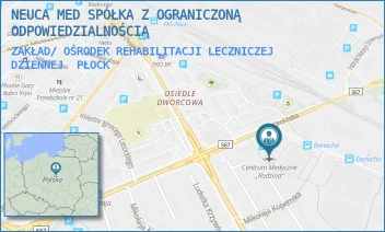 ZAKŁAD/ OŚRODEK REHABILITACJI LECZNICZEJ DZIENNEJ - ŚWIAT ZDROWIA OPERATOR MEDYCZNY SP. Z O.O - OTOLIŃSKA 8,  PŁOCK