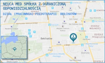 DZIAŁ (PRACOWNIA) FIZJOTERAPII - ŚWIAT ZDROWIA OPERATOR MEDYCZNY SP. Z O.O - UL. 1 MAJA 4,  BEŁCHATÓW