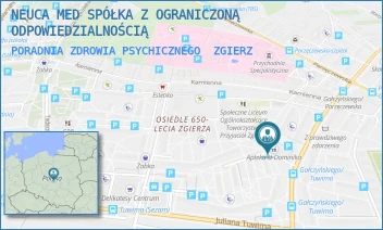 PORADNIA ZDROWIA PSYCHICZNEGO - ŚWIAT ZDROWIA OPERATOR MEDYCZNY SP. Z O.O - UL. JANA LECHONIA 2,  ZGIERZ