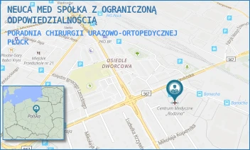 PORADNIA CHIRURGII URAZOWO-ORTOPEDYCZNEJ - ŚWIAT ZDROWIA OPERATOR MEDYCZNY SP. Z O.O - OTOLIŃSKA 8,  PŁOCK