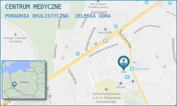 PORADNIA OKULISTYCZNA - CENTRUM MEDYCZNE - UL. LUDOMIRA RÓŻYCKIEGO 6,  JELENIA GÓRA