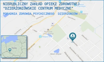 PORADNIA ZDROWIA PSYCHICZNEGO - NIEPUBLICZNY ZAKŁAD OPIEKI ZDROWOTNEJ "DZIERŻONIOWSKIE CENTRUM MEDYCZNE" - UL. PIASTOWSKA 3,  DZIERŻONIÓW
