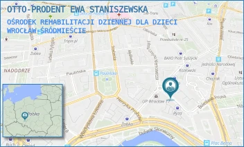 OŚRODEK REHABILITACJI DZIENNEJ DLA DZIECI - OTTO-PRODENT EWA STANISZEWSKA - UL. JANA KILIŃSKIEGO 27,  WROCŁAW-ŚRÓDMIEŚCIE