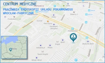 PRACOWNIA ENDOSKOPII UKŁADU POKARMOWEGO - CENTRUM MEDYCZNE - OMNI CLINIC SP. Z O.O - UL. LEGNICKA 56,  WROCŁAW-FABRYCZNA