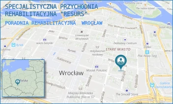 PORADNIA REHABILITACYJNA - SPECJALISTYCZNA PRZYCHODNIA REHABILITACYJNA "RESURS" - UL. WITA STWOSZA 16,  WROCŁAW