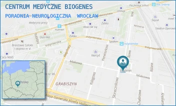 PORADNIA NEUROLOGICZNA - CENTRUM MEDYCZNE BIOGENES - PL. BZOWY 1,  WROCŁAW
