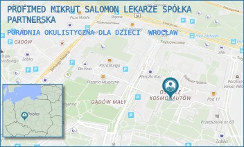 PORADNIA OKULISTYCZNA DLA DZIECI - PROFIMED MIKRUT SALOMON LEKARZE SPÓŁKA PARTNERSKA - BULWAR IKARA 24F,  WROCŁAW