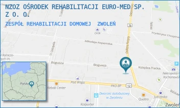 ZESPÓŁ REHABILITACJI DOMOWEJ - NZOZ OŚRODEK REHABILITACJI EURO-MED SP. Z O. O. - DOKTORA PERZYNY 5,  ZWOLEŃ