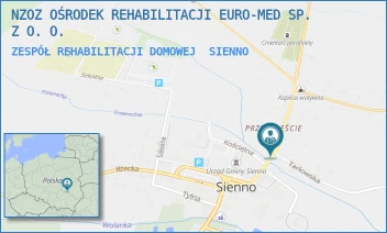 ZESPÓŁ REHABILITACJI DOMOWEJ - NZOZ OŚRODEK REHABILITACJI EURO-MED SP. Z O. O. - DIONIZEGO CZACHOWSKIEGO 4,  SIENNO