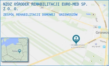 ZESPÓŁ REHABILITACJI DOMOWEJ - NZOZ OŚRODEK REHABILITACJI EURO-MED SP. Z O. O. - SARNOWSKA 14,  GNIEWOSZÓW