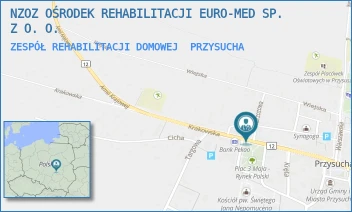 ZESPÓŁ REHABILITACJI DOMOWEJ - NZOZ OŚRODEK REHABILITACJI EURO-MED SP. Z O. O. - KRAKOWSKA 42,  PRZYSUCHA