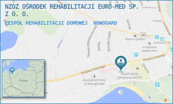 ZESPÓŁ REHABILITACJI DOMOWEJ - EURO-MED SPÓŁKA Z OGRANICZONĄ ODPOWIEDZIALNOŚCIĄ - WOJSKA POLSKIEGO 7A,  NOWOGARD